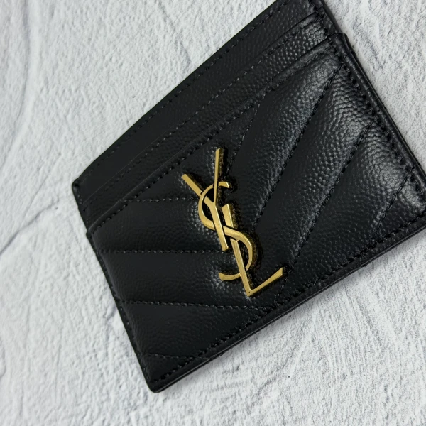 생로랑 카드지갑 아이보리 블랙염색 - 명품수선신사